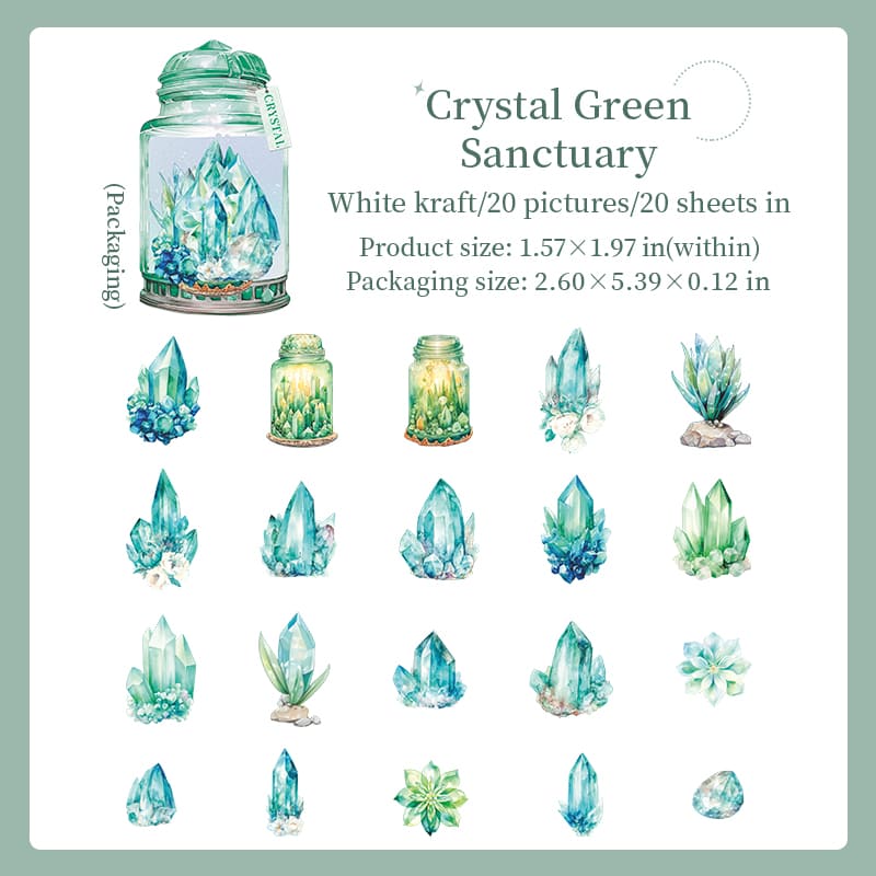 Crystal Theme Stickers