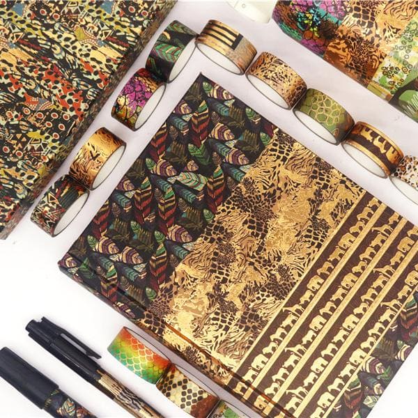Leopard Print Theme Washi Tape Set