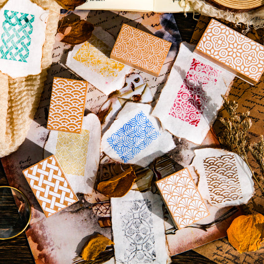 Pattern Series Wooden Stamp