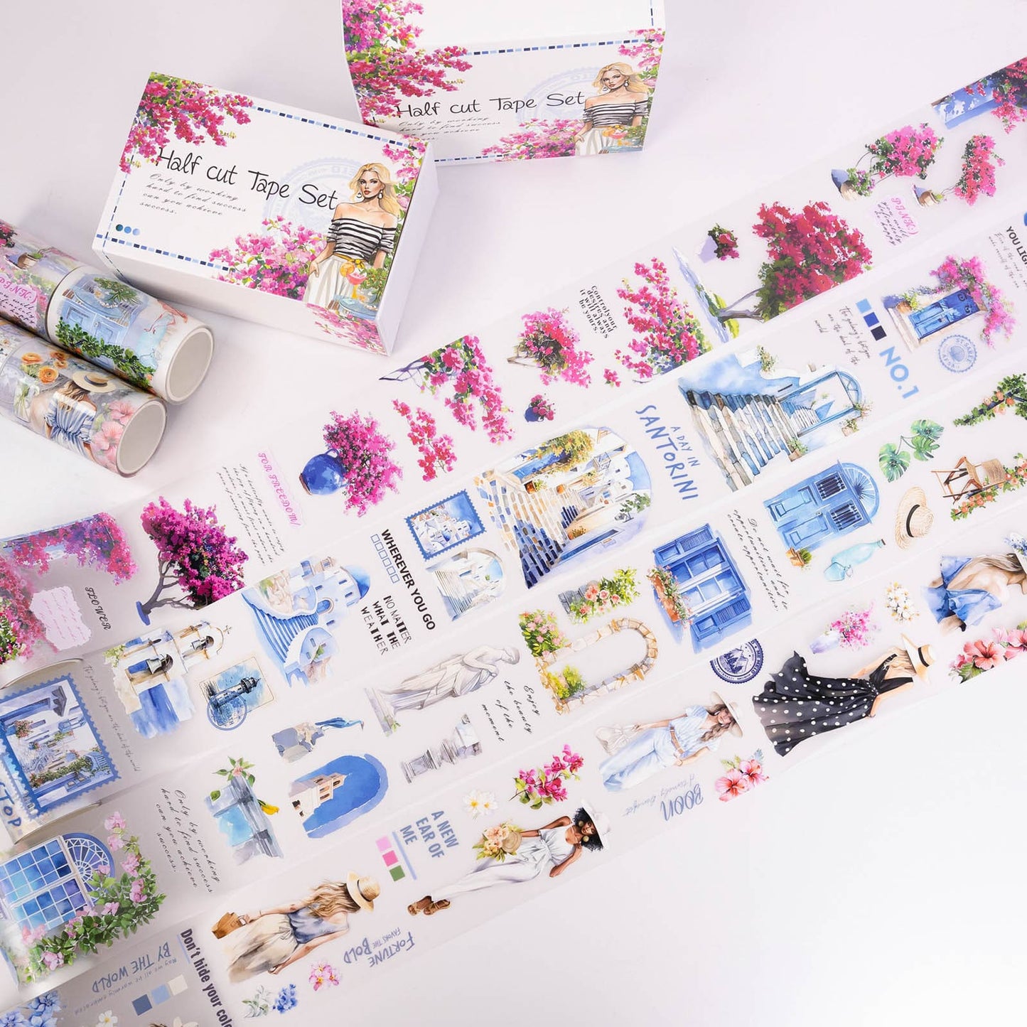 4PCS Scenic Series PET Tape
