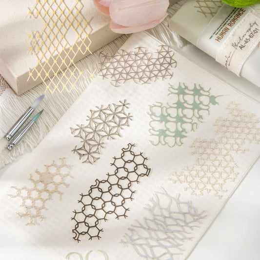 Laser-Cut Delicate Doily Foundation Paper