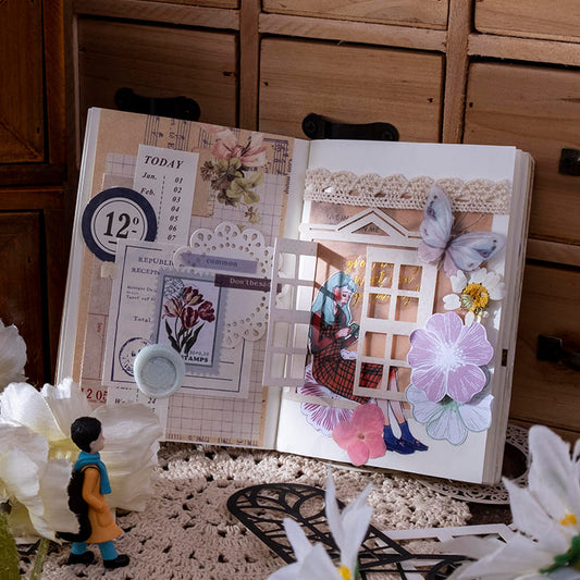 Black and White Lace Border