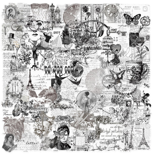 50PCS Vintage Collage Sticker Pack