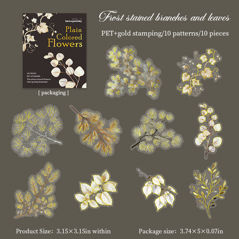 Floral Themed Stickers