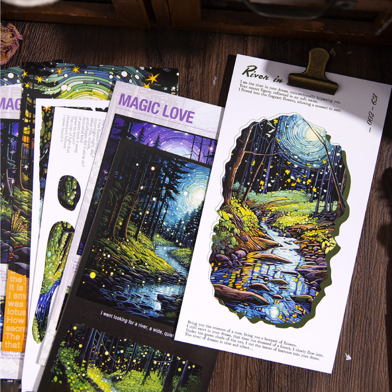 Fantastic Fantasia Series Scrapbook Paper