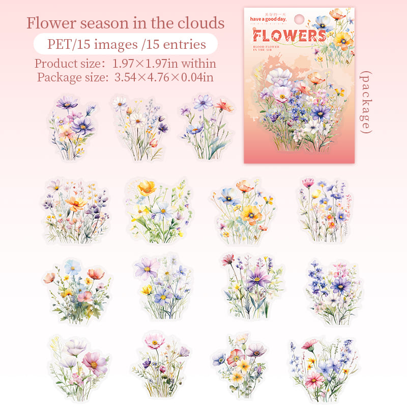 Flower Series Stickers