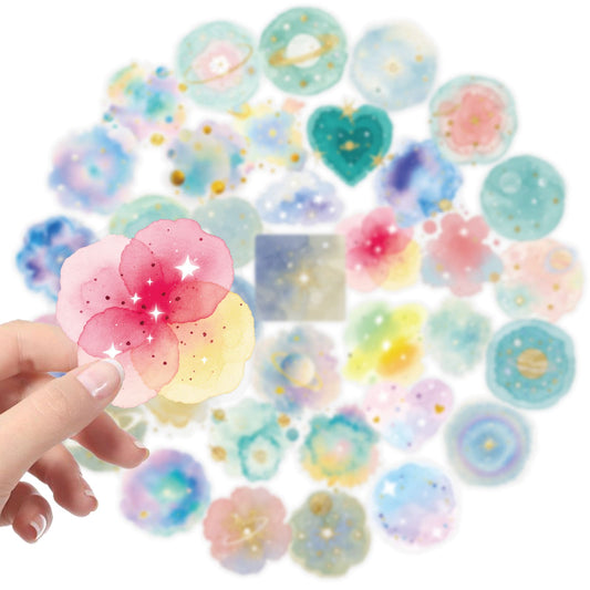 56PCS Dreamy Planet Stickers Pack