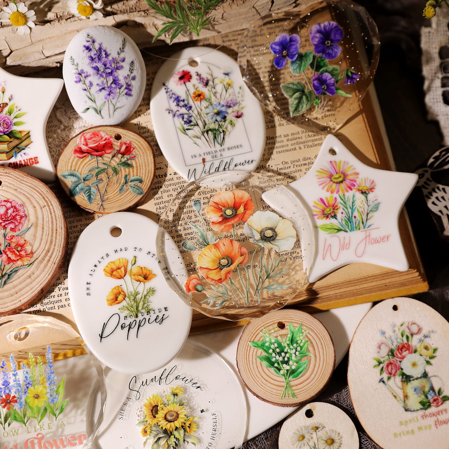 Flowers Transfer Sticker