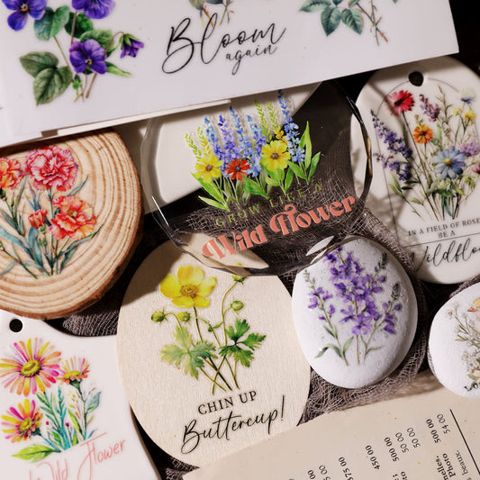 Flowers Transfer Sticker