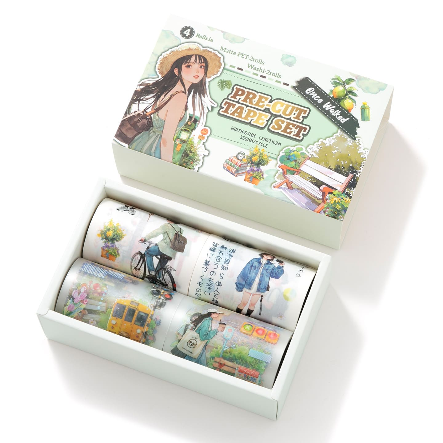 4PCS Life Theme Tape