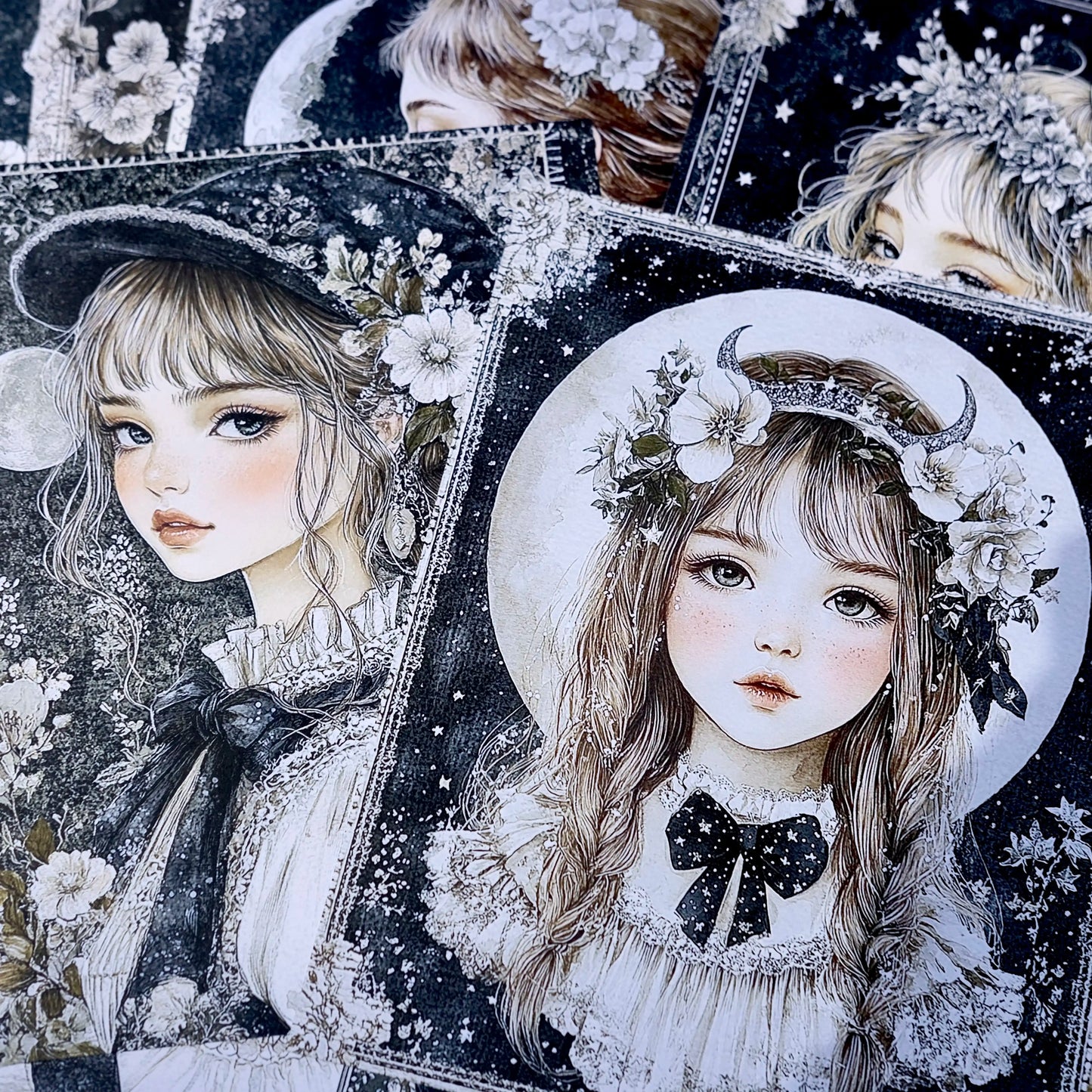 Moonlight Elf Scrapbook Paper
