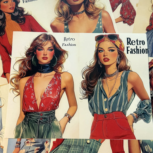 Magazine Style Scrapbook Paper