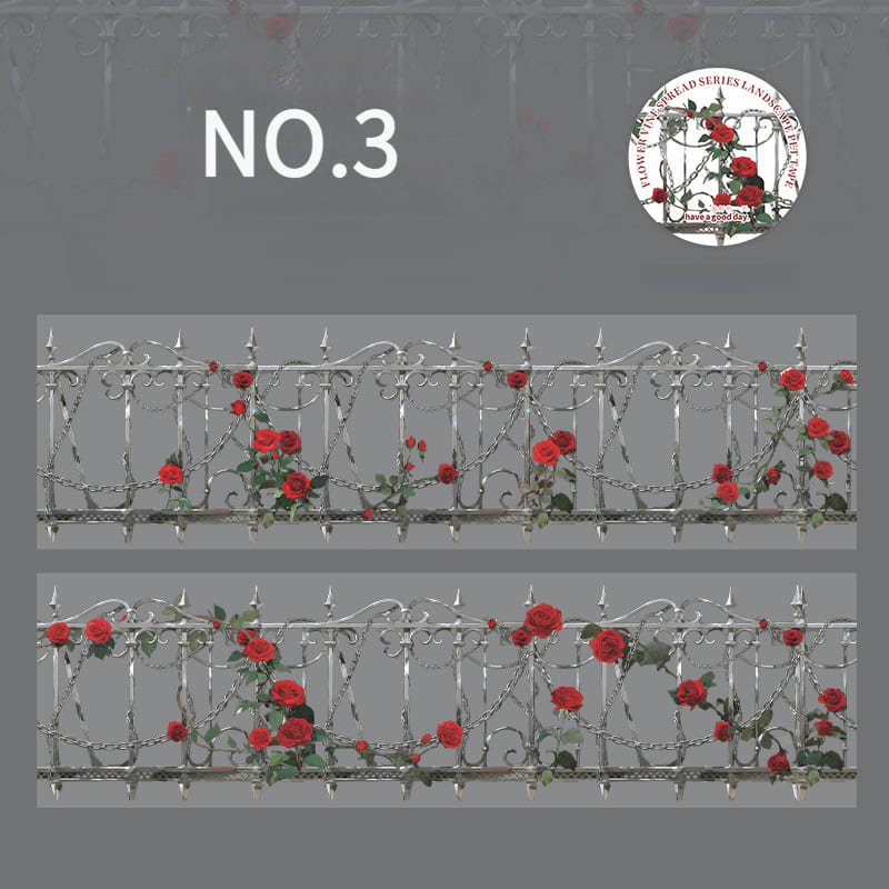 Flower Vine Decorative PET Tape