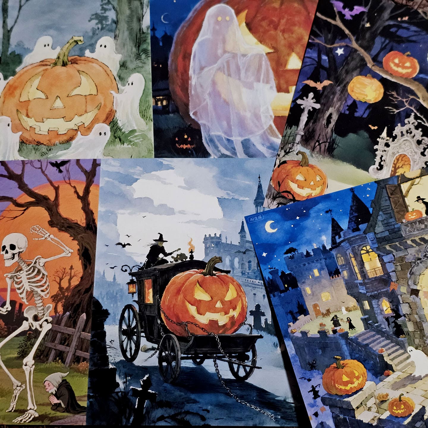 Halloween Scrapbook Paper