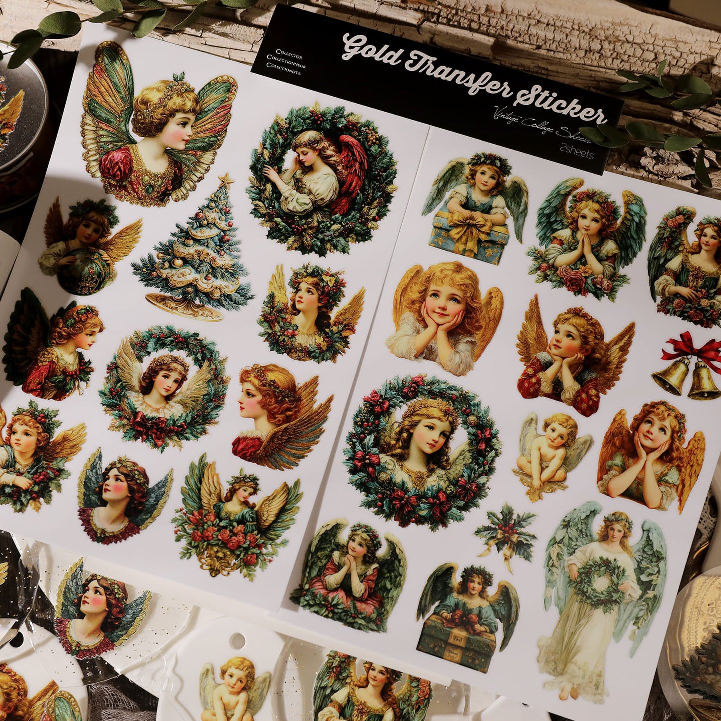 Christmas Angel Transfer Sticker