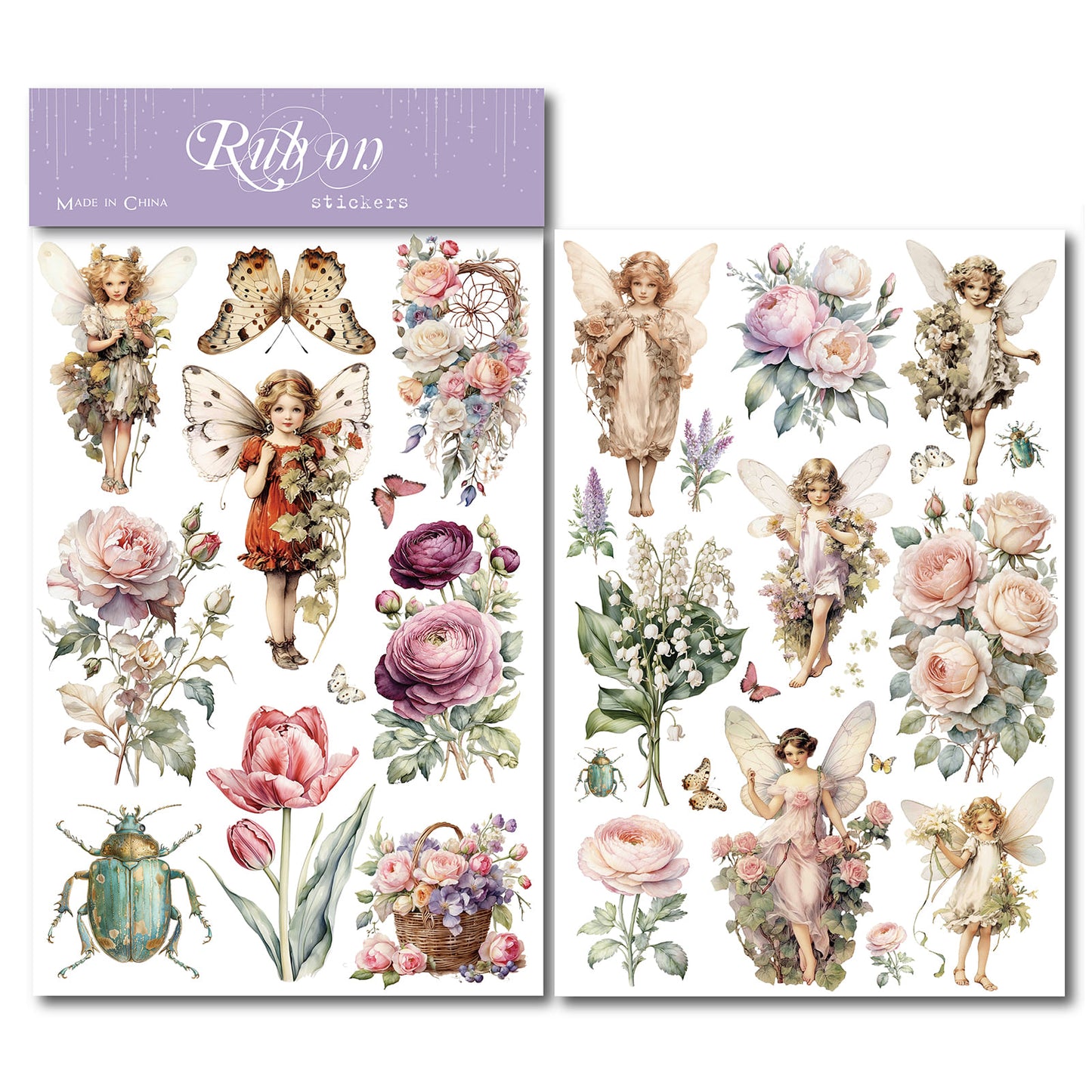 Rose Fairy Transfer Sticker