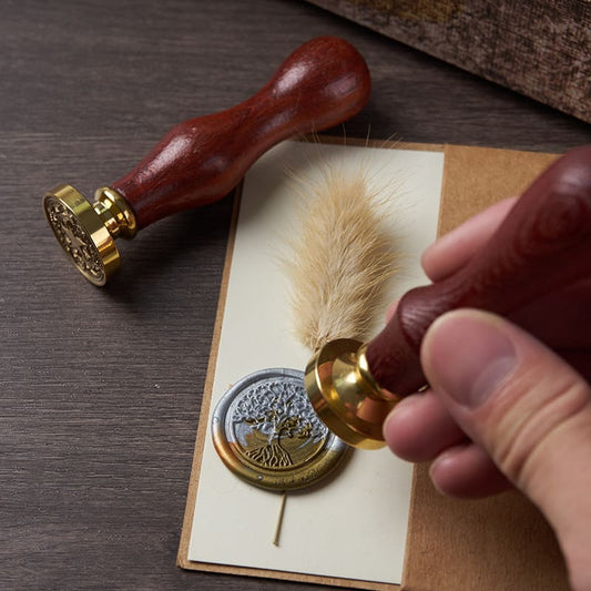 Vintage Wooden Wax Seal Stamp Handle