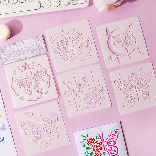 Forest Garden Painting Template