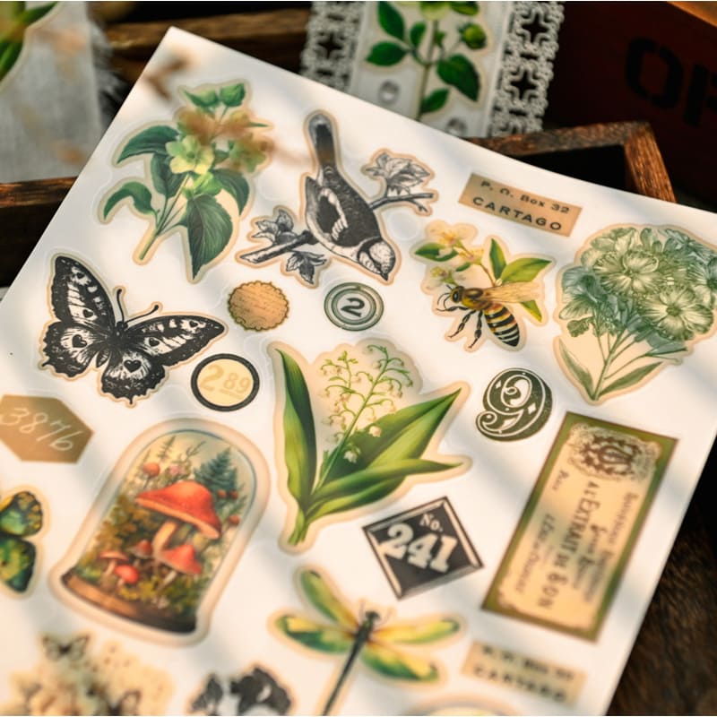 Plant Series Transfer Stickers