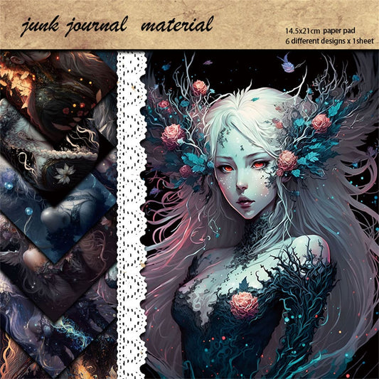 Night Elf Scrapbook Paper