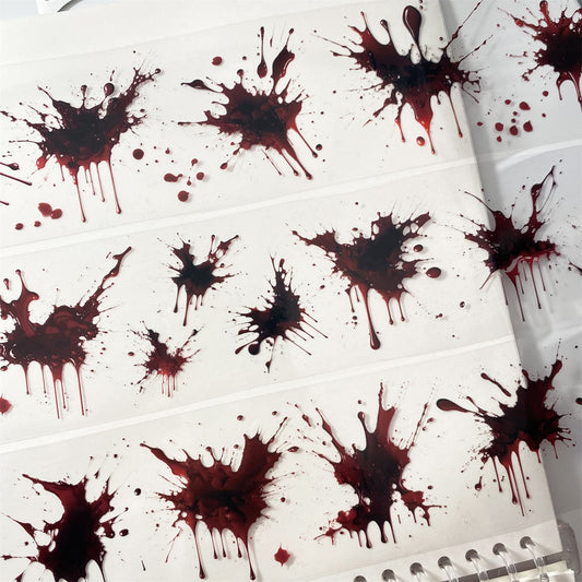 6cm*50cm Blood One Cycle PET Tape