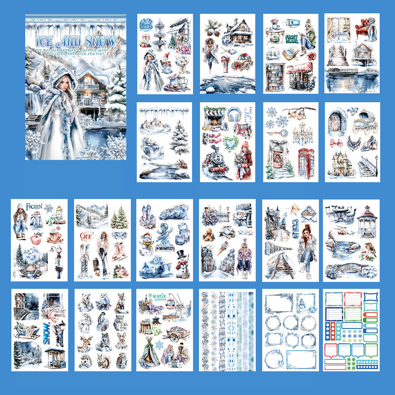Ice and Snow World Sticker Book