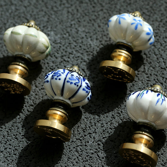Classical Ceramic Wax Seal Handle