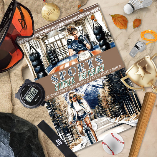 Sporty Girl Sticker Book