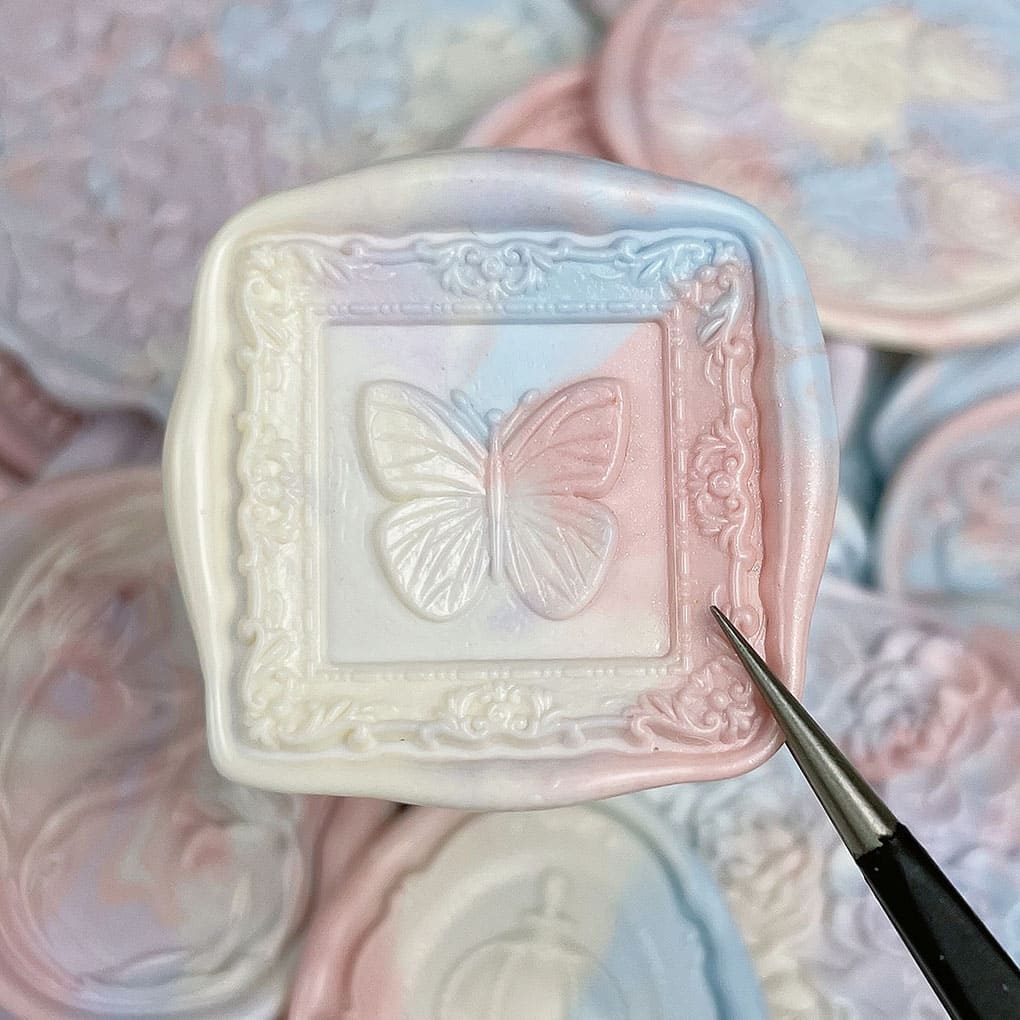 Macaron Mixed Color Wax Seal Stickers