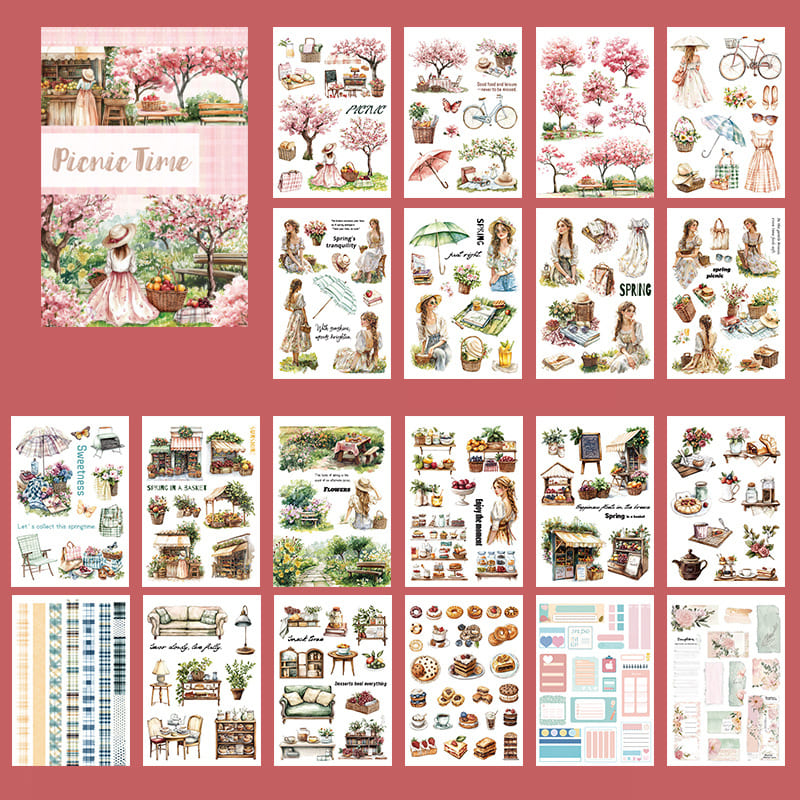 Hiking Series Sticker Book