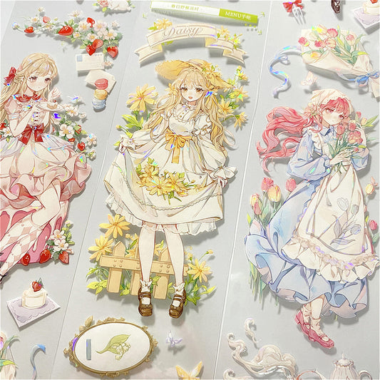 Spring Picnic with Young Girls PET Tape