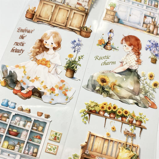 5.5cm*100cm Little Girl Series PET Tape