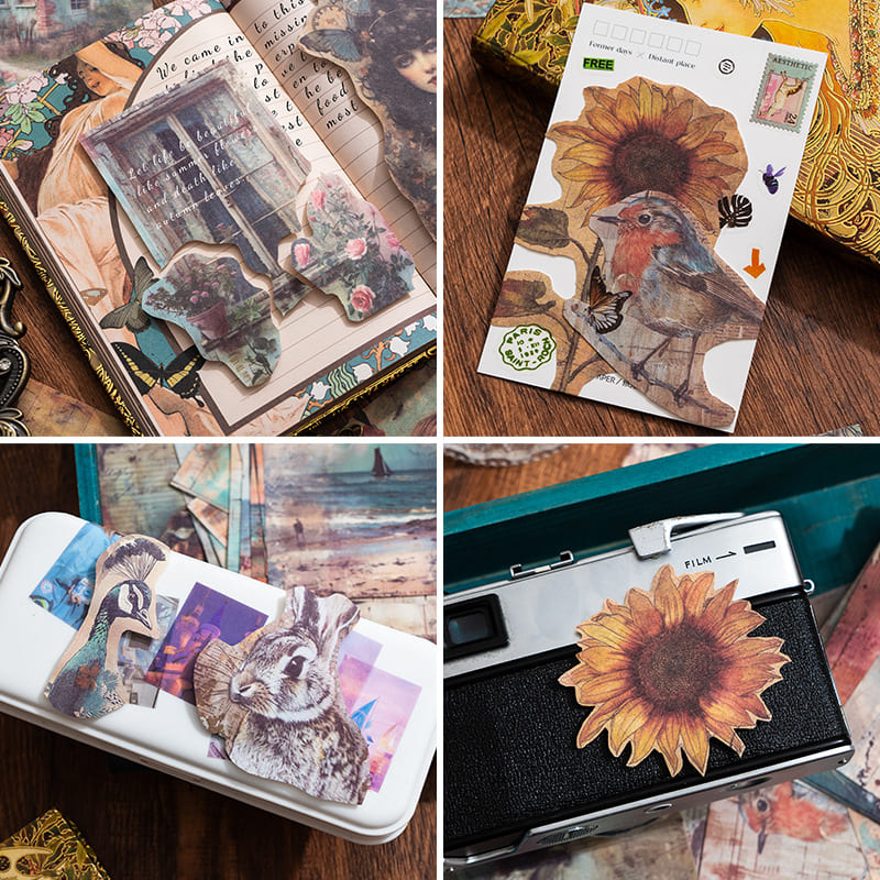 Vintage Handbook Series Collage Paper