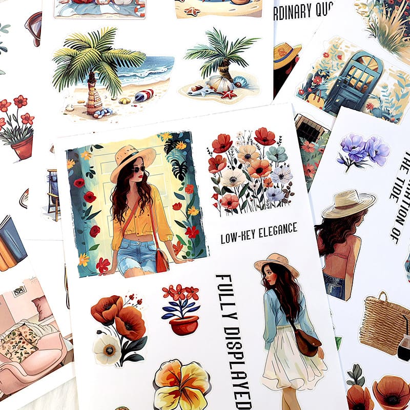 Relaxing Moments Series Sticker Book
