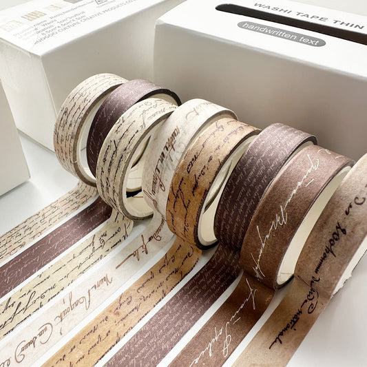 8 Rolls of Vintage Washi Tape