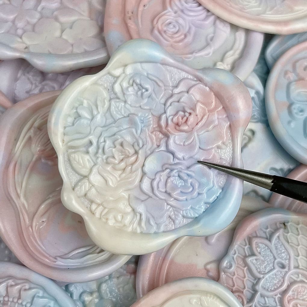 Macaron Mixed Color Wax Seal Stickers