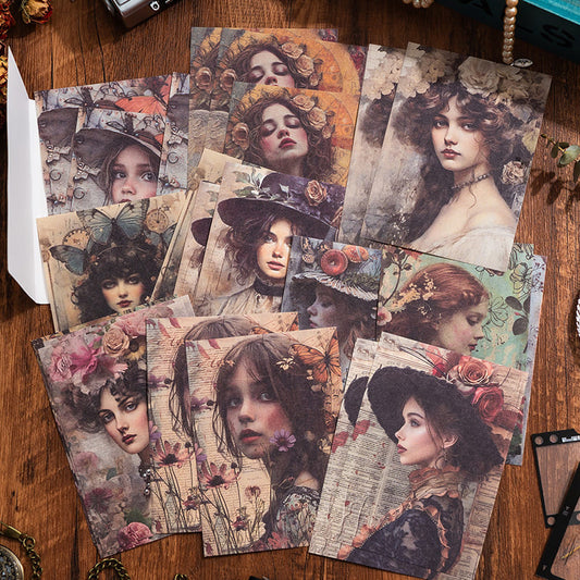 Vintage Handbook Series Collage Paper