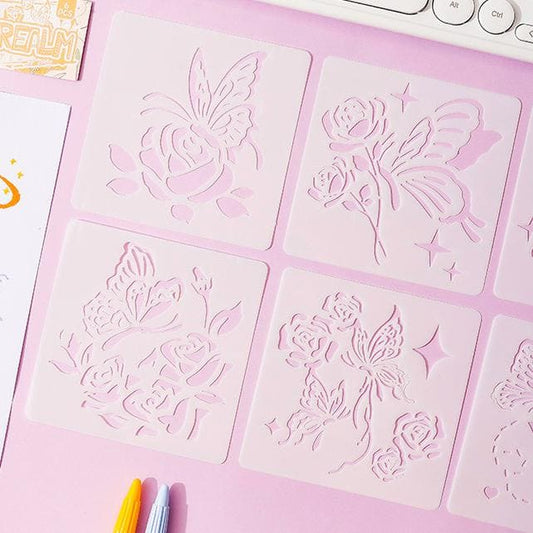 Forest Garden Painting Template