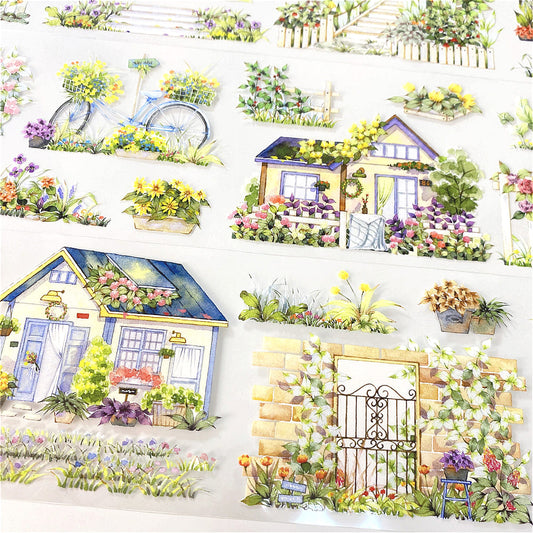 One Cycle Flower Town PET Tape