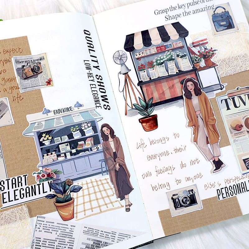 Relaxing Moments Series Sticker Book