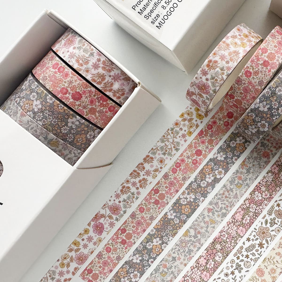8 Rolls of Vintage Washi Tape