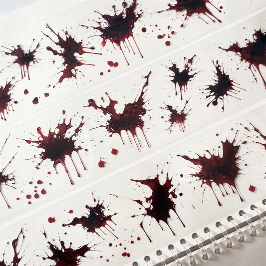 6cm*50cm Blood One Cycle PET Tape