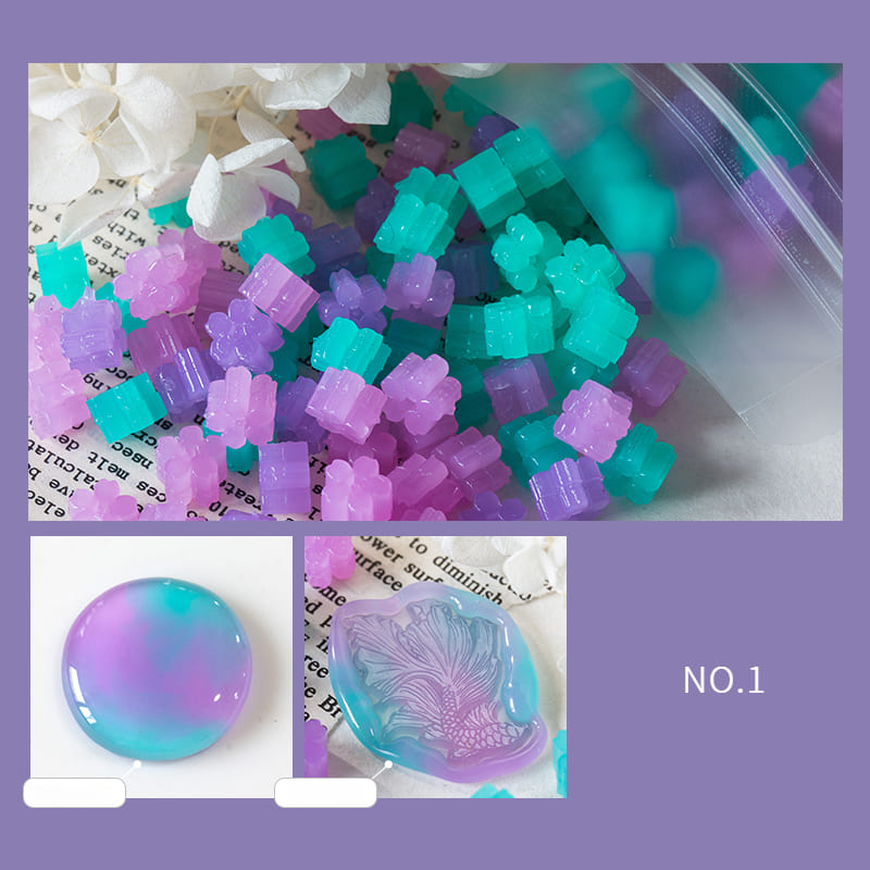 Mixed Color Translucent Series Wax Seal Beads Set