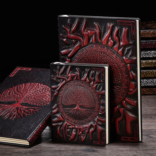 Tree of Life Embossed Vintage Notebook
