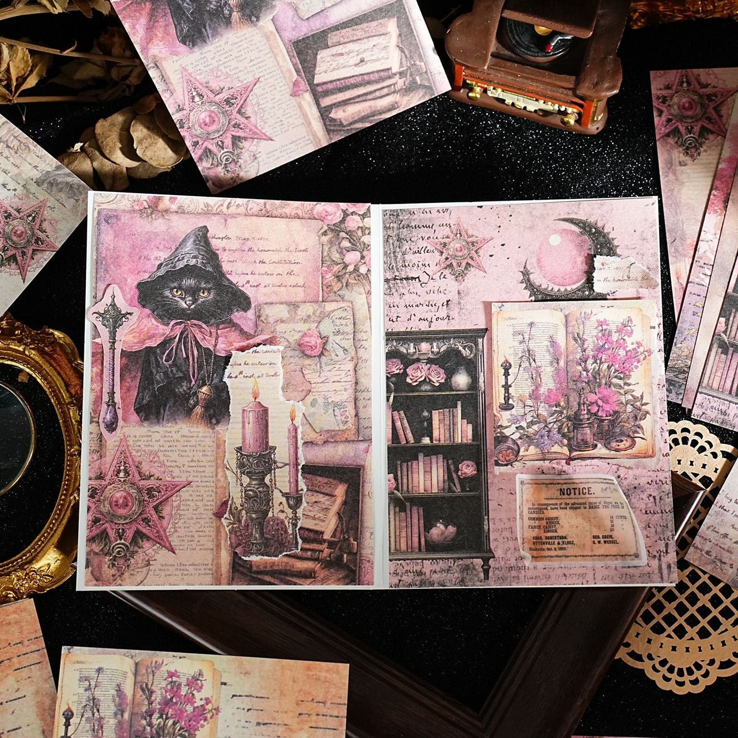 20PCS Magical Series Scrapbook Paper