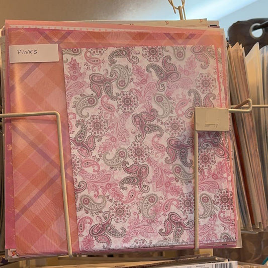 12x12inch Scrapbook Paper Storage