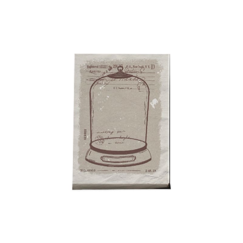 World In A Bottle Wooden Stamp