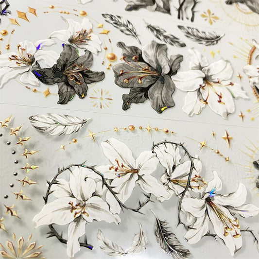 6cm*100cm Lily One Cycle PET Tape