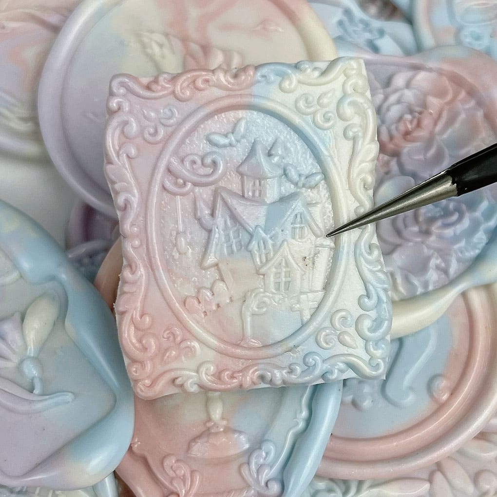 Macaron Mixed Color Wax Seal Stickers
