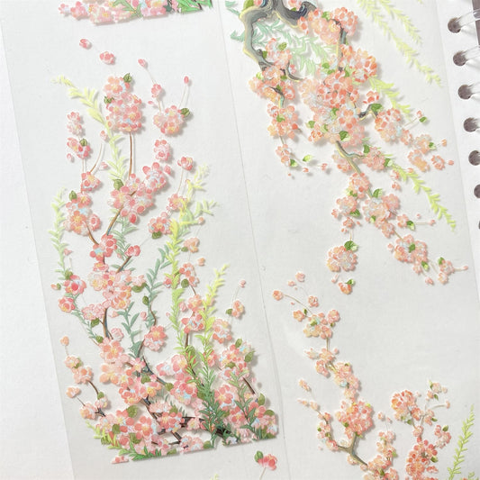 6cm*78cm Pink Willow One Cycle PET Tape